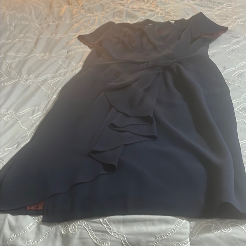 Elegant Navy Blue Dress